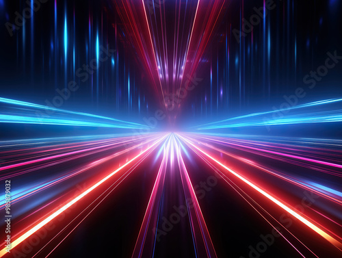 Attractive Blue and red neon background high resolution images free download