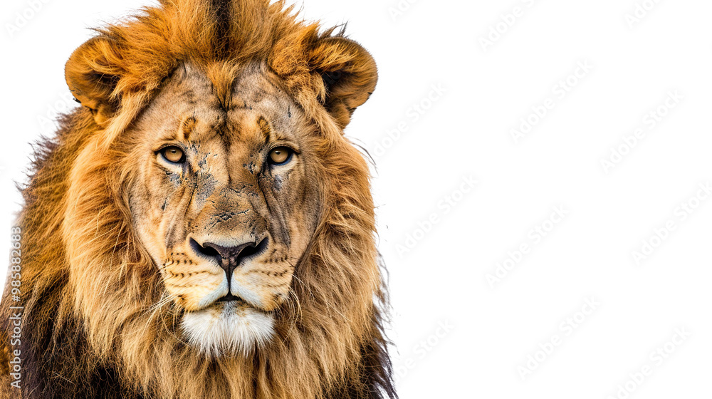 African Lion isolated on transparent background, png African Lion isolated on transparent background, png