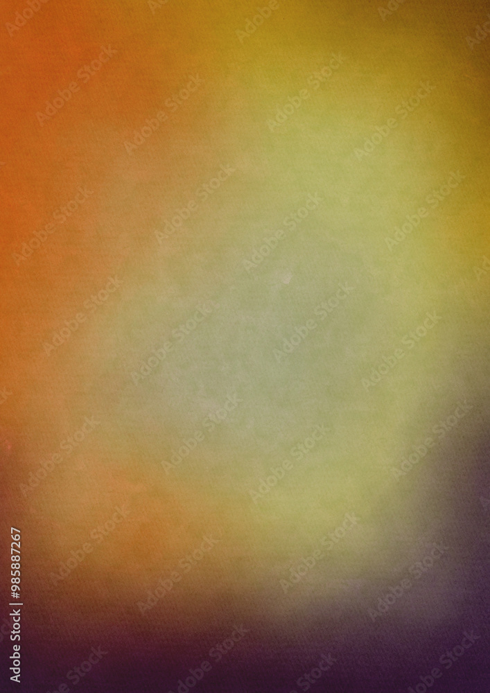 Obraz premium Eerie Glow: Subtle Halloween Background Watercolor Purple Orange Dark Texture