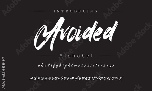 Dynamic Brush Script Font for Creative Designs