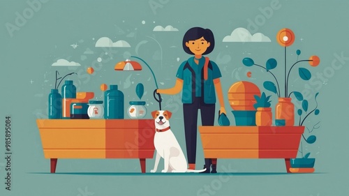 Illustration of Pet Care Clinic