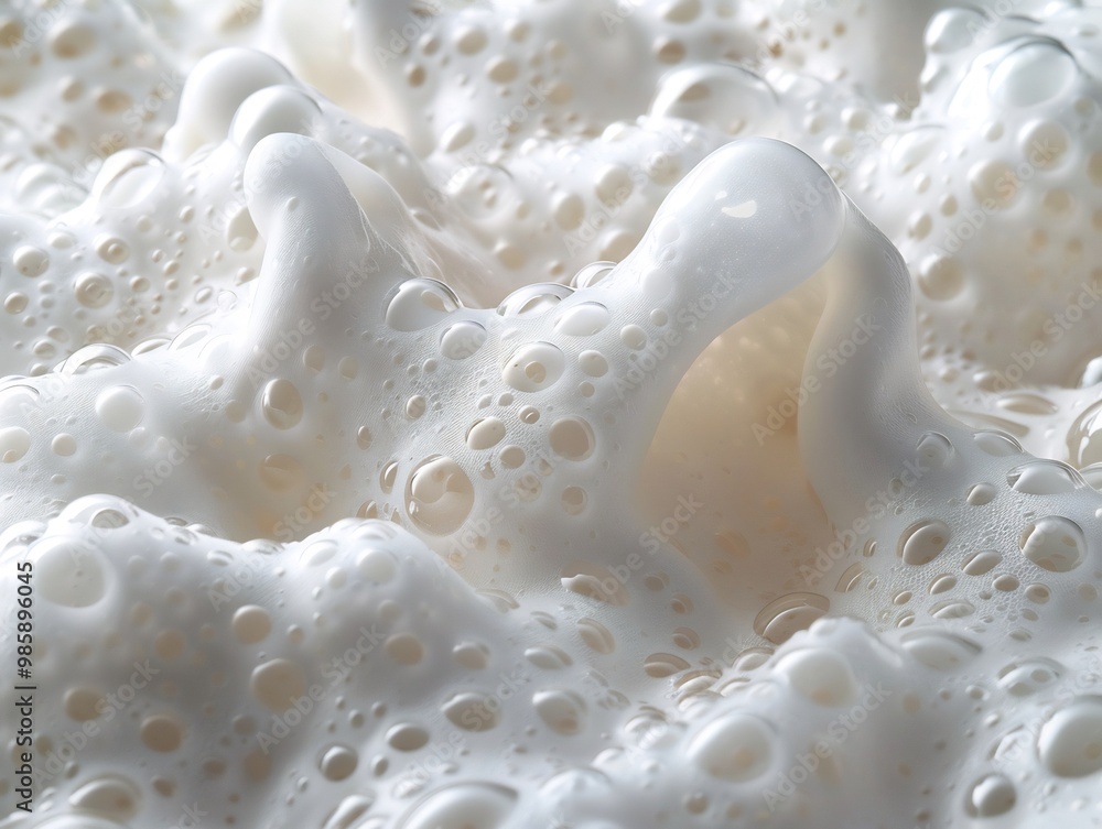 Bubbly foam texture closeup view of white frothy bubbles perfect for aquatic or cleaningthemed designs soft and detailed Bubbly foam texture closeup view of white frothy bubbles perfect for aquatic or cleaningthemed designs soft and detailed
