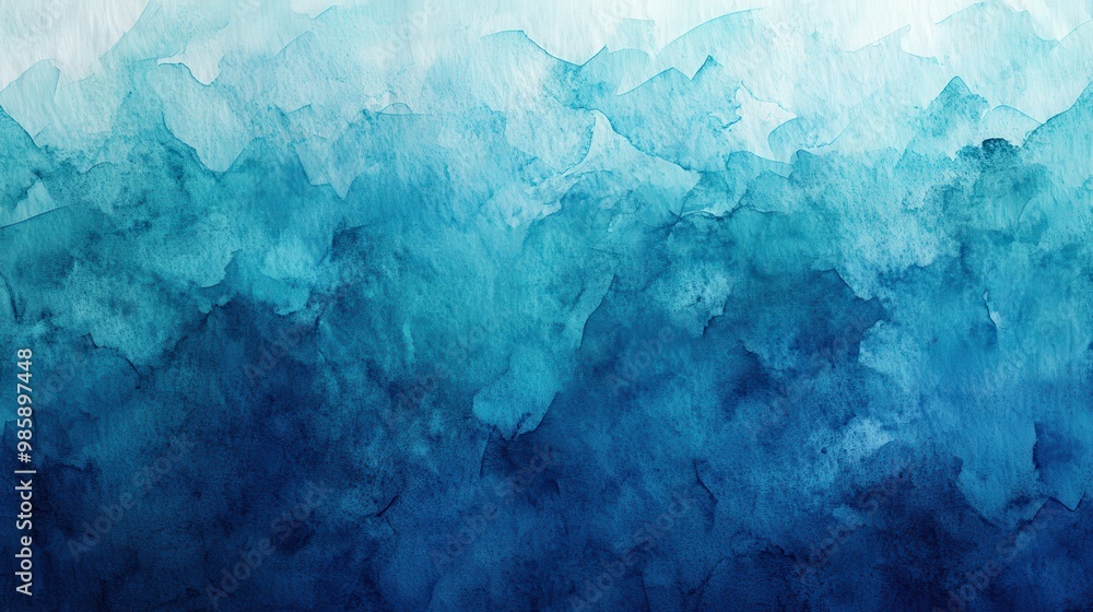 Blue Watercolor Abstract Gradient Background Blue Watercolor Abstract Gradient Background