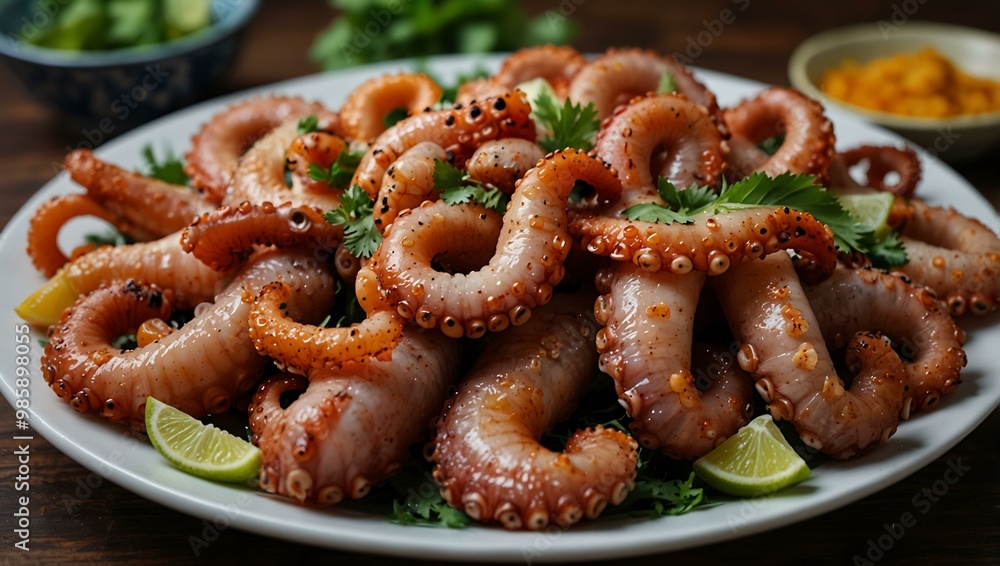 Best octopus seafood from Samut Sakhon Province. Best octopus seafood from Samut Sakhon Province.