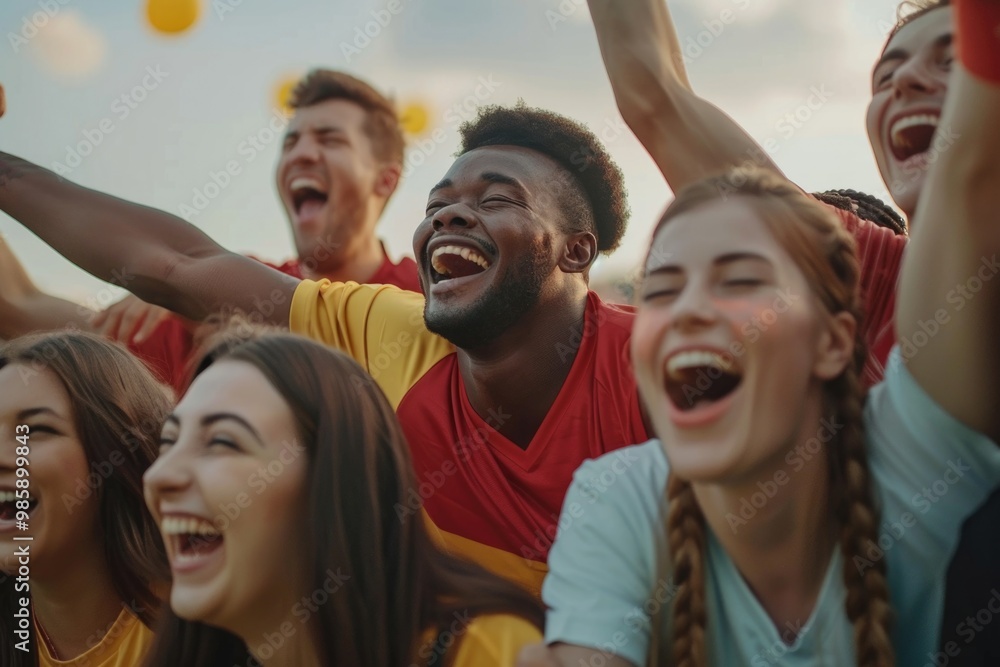 Group of friends and family standing together, can be used for social media, events or family gatherings Group of friends and family standing together, can be used for social media, events or family gatherings