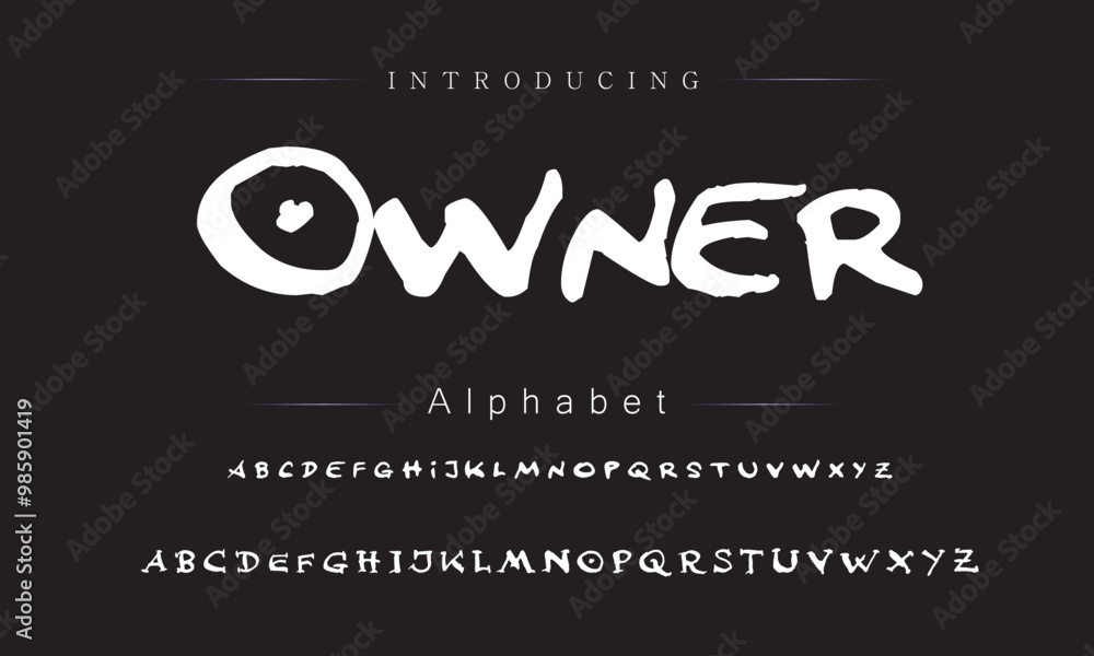 Sophisticated Brush Lettering Style Sophisticated Brush Lettering Style