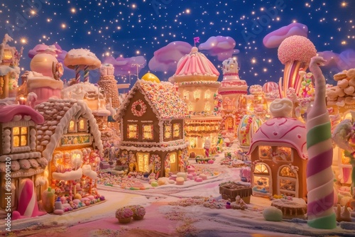 Gingerbread Christmas Village