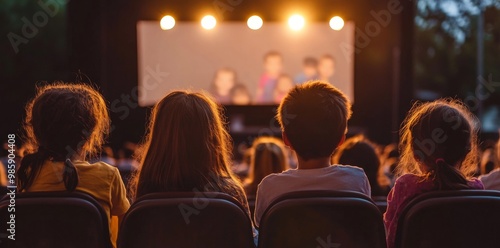 summer open air cinema for viewers