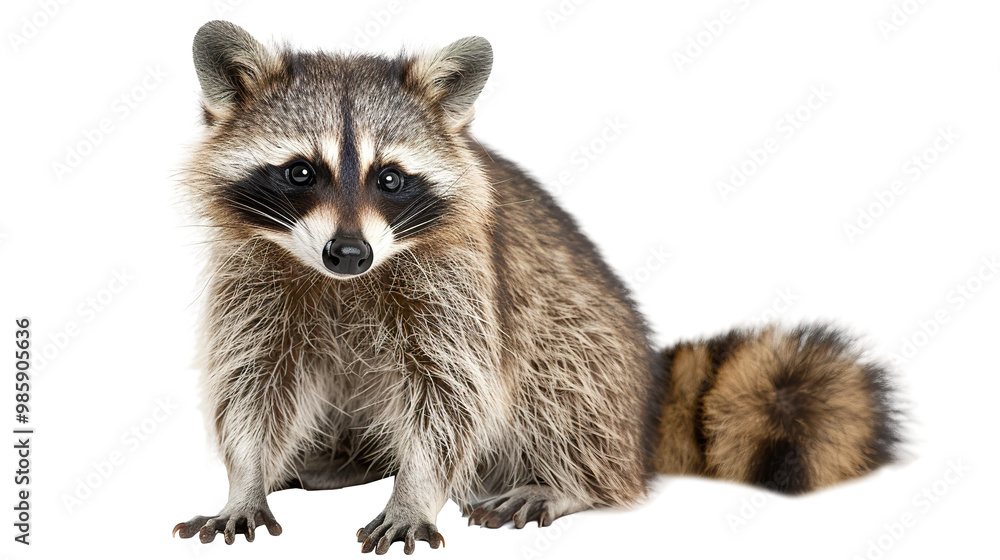 Raccoon isolated on transparent background, png Raccoon isolated on transparent background, png