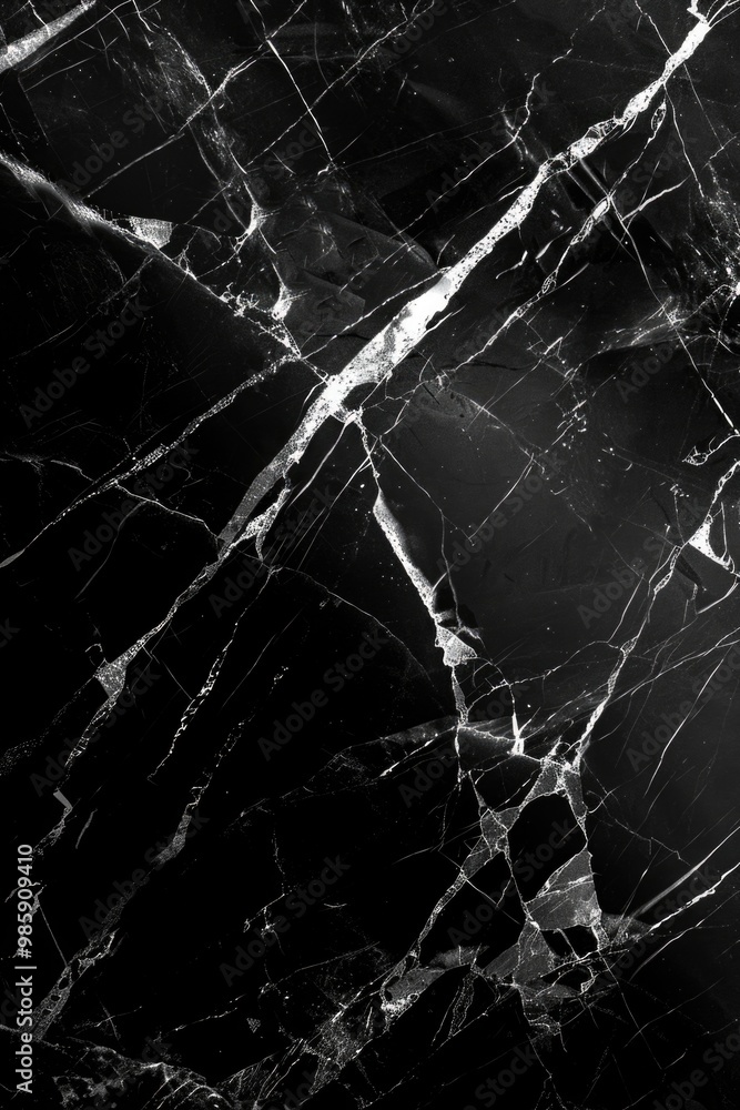 Black and white photograph of a smooth, polished marble floor Black and white photograph of a smooth, polished marble floor