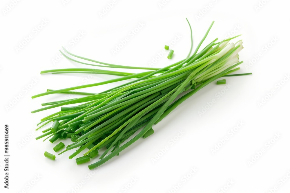 A fresh Chives isolated on white A fresh Chives isolated on white