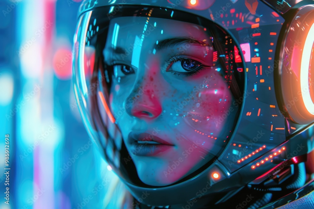 portrait of a person in a space portrait of a person in a space