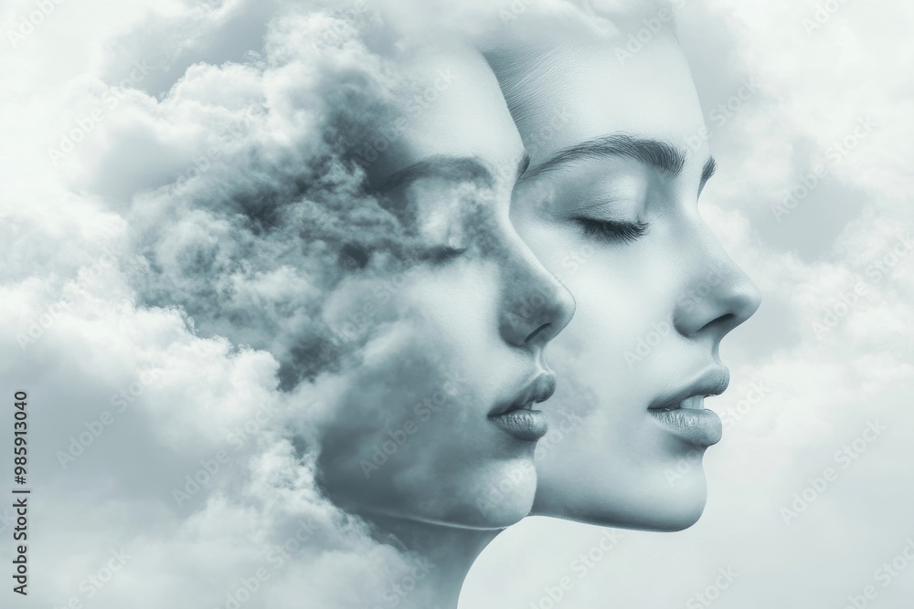 people's faces in the clouds people's faces in the clouds