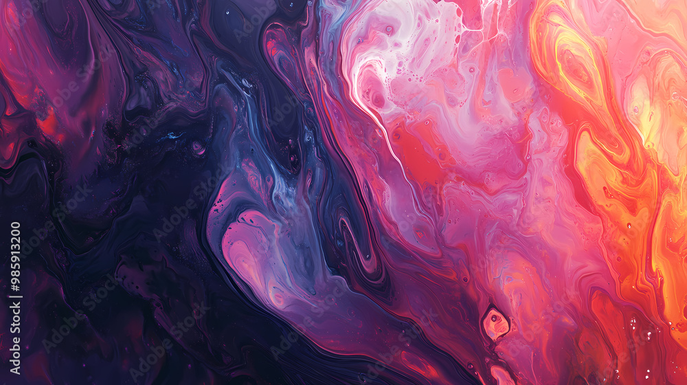 Generative ai illustration of abstract painting with many colors of paint. Avant-Garde. Illustration Generative ai illustration of abstract painting with many colors of paint. Avant-Garde. Illustration