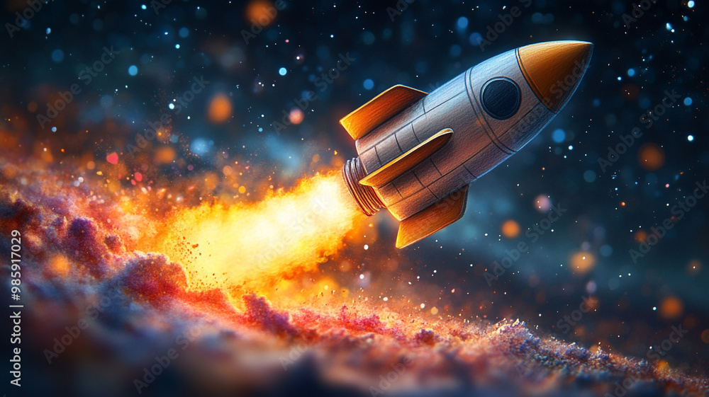 spaceship and space spaceship and space