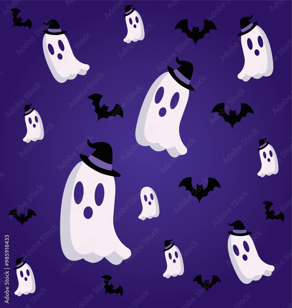 Halloween themed banners and patterns. Halloween theme vector illustration Halloween themed banners and patterns. Halloween theme vector illustration