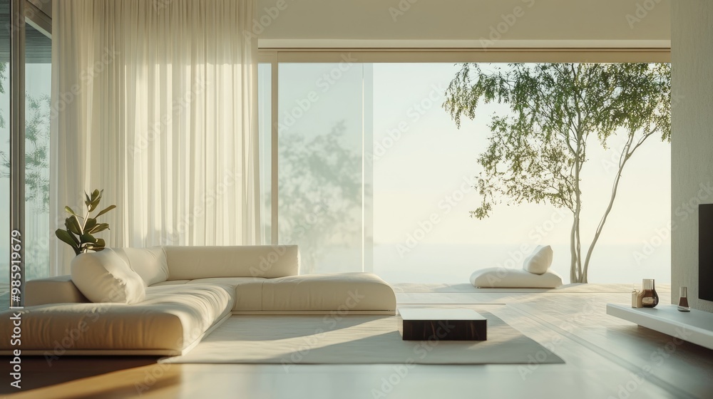 Minimalist home interior design of modern living room Minimalist home interior design of modern living room