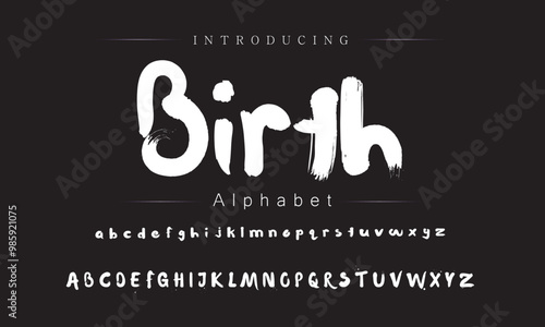 Expressive Brush Font Designs