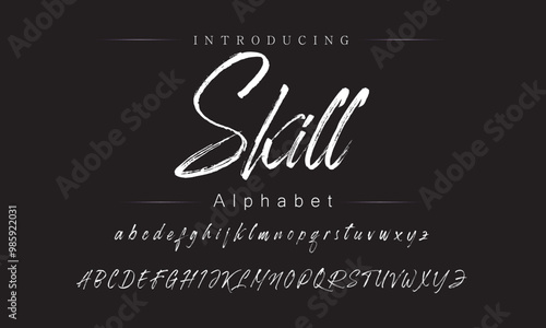 Unique Brush Script Fonts