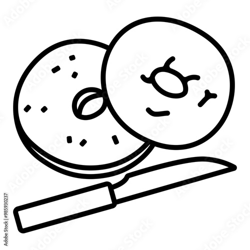 베이글 빵
