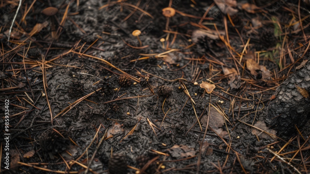 Forest Floor After a Fire Forest Floor After a Fire
