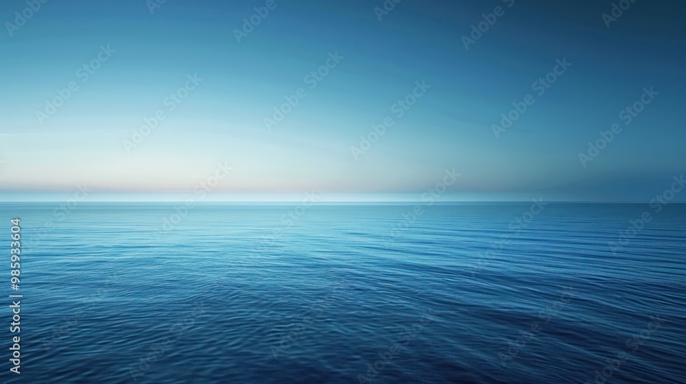 Fototapeta premium Tranquil Ocean Horizon