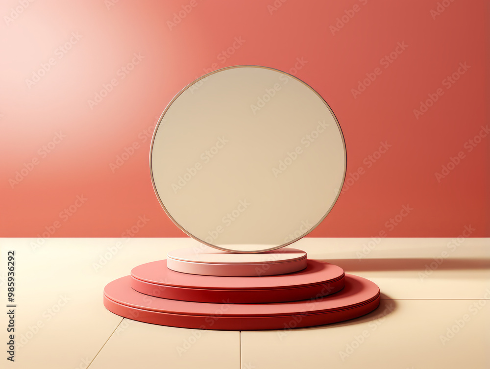 Outstanding Scene with minimal podiums Outstanding Scene with minimal podiums
