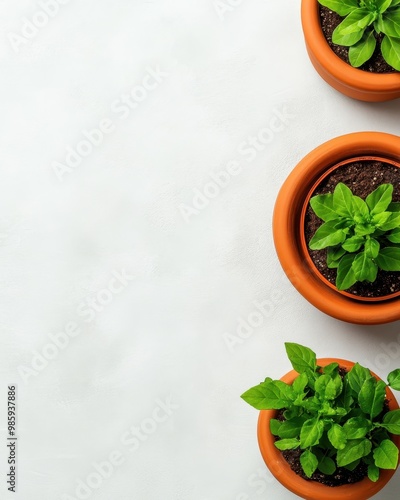 Potting Soil and Drainage Tests with Green Plants