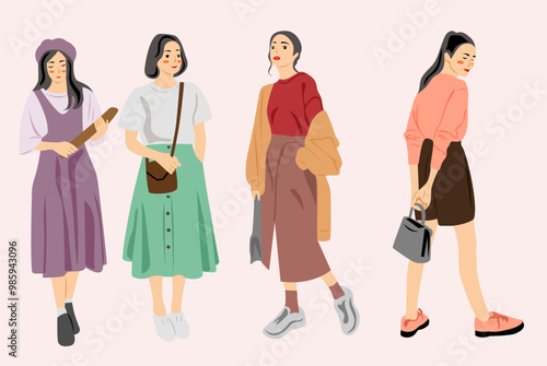 girls fashion for study