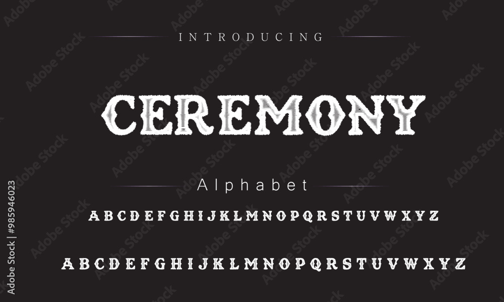 Retro Font Design Collection Retro Font Design Collection