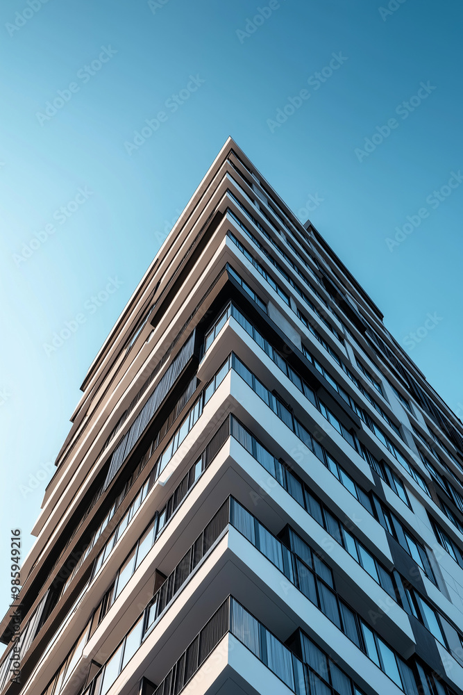 Obraz premium modern office building with sky