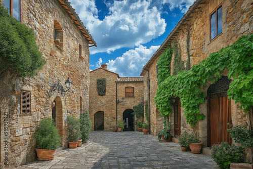 street in the town