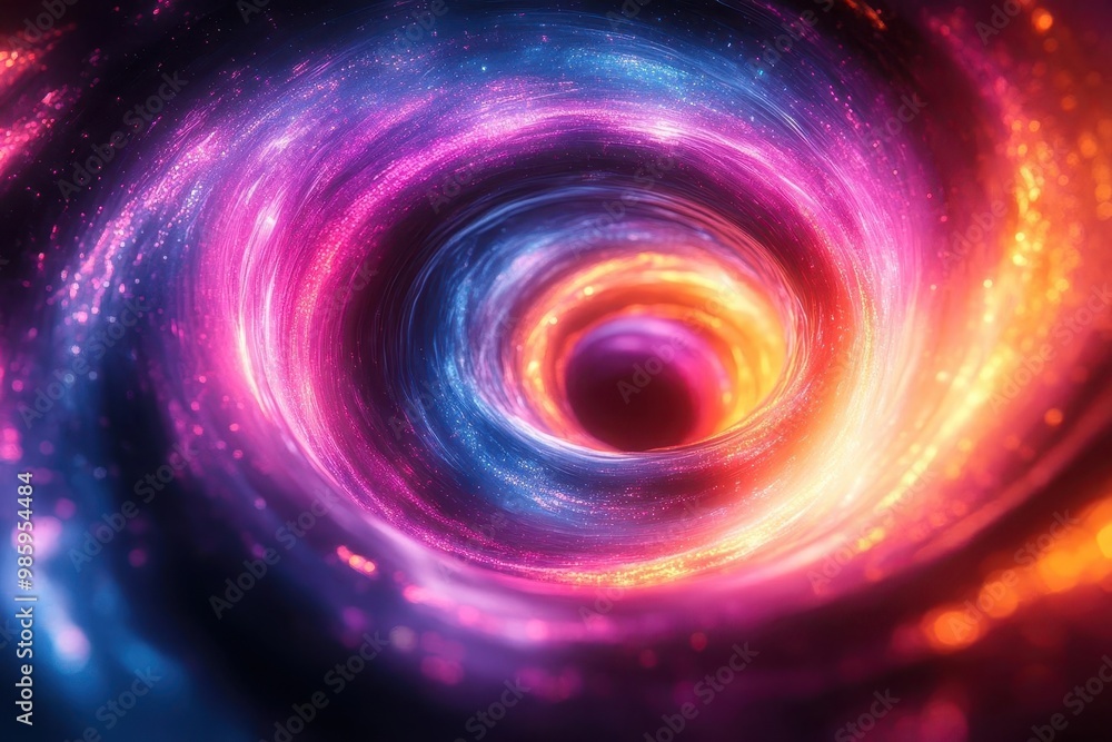 hypnotic ultraviolet abstract swirling neon lights creating mesmerizing patterns defocused beams gradient pinkpurpleblue hues dark background futuristic and psychedelic vibe hypnotic ultraviolet abstract swirling neon lights creating mesmerizing patterns defocused beams gradient pinkpurpleblue hues dark background futuristic and psychedelic vibe