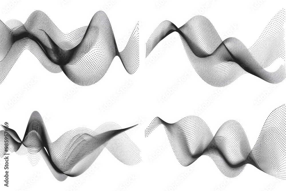 A collection of waves on the shore A collection of waves on the shore
