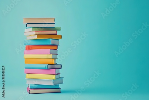 book shelf set, books pile with antique books isolated on white background, closeup