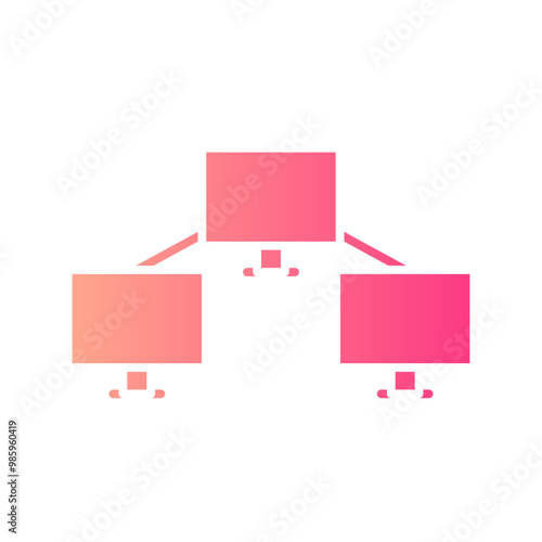 network gradient icon