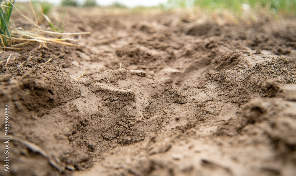 Close-up of cracked, dry earth. Close-up of cracked, dry earth.