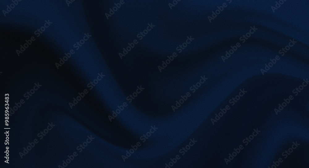 Fototapeta premium dark blue silk gradient background abstract color grain texture noise surface grainy