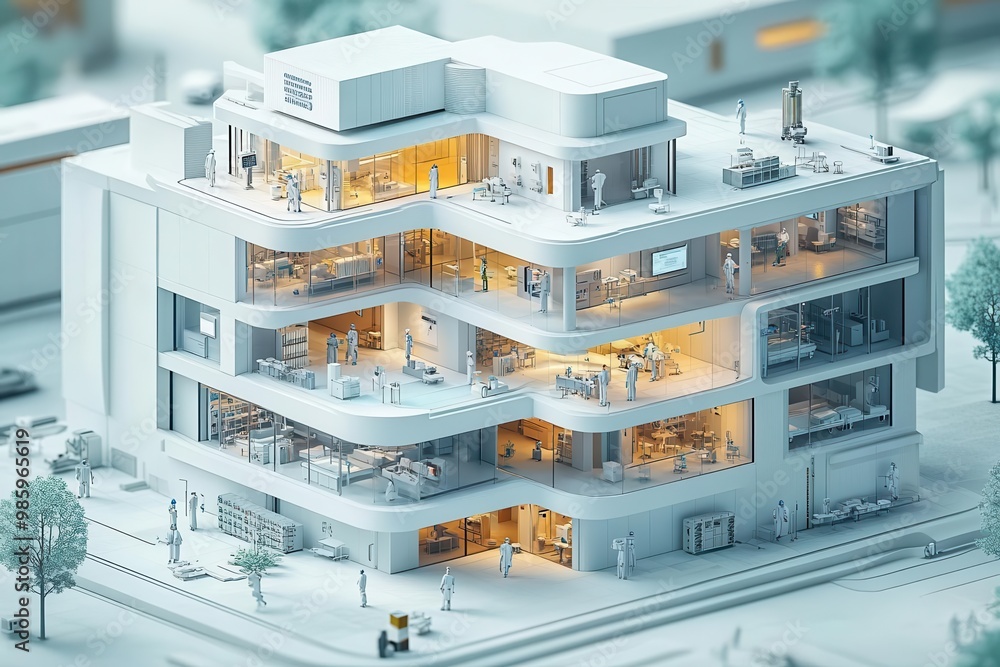 Miniature Medical Marvel: Intricate Diorama Brings Hospital Life to Microscopic Scale in Stunning Detail Miniature Medical Marvel: Intricate Diorama Brings Hospital Life to Microscopic Scale in Stunning Detail