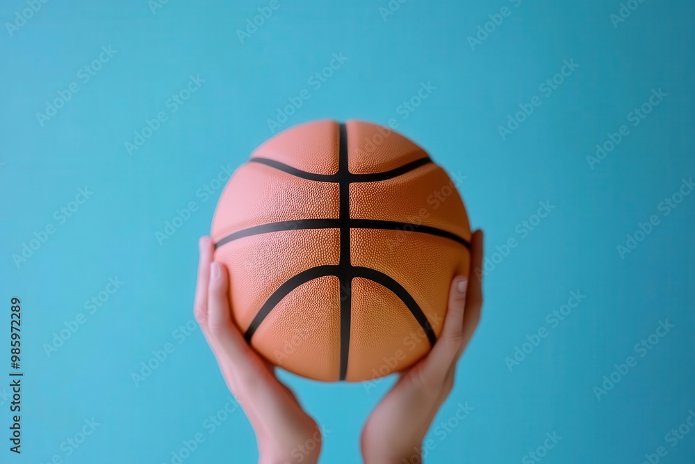 Athlete sports training performance flat design, front view, basketball theme, 3D render, colored pastel Athlete sports training performance flat design, front view, basketball theme, 3D render, colored pastel