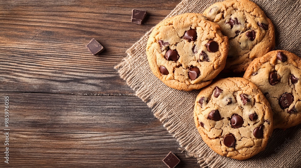 Delicious treats on a rustic table Delicious treats on a rustic table