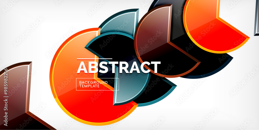 Trendy round shapes with triangular angle design element. Vector Illustration For Wallpaper, Banner, Background, Card, Book Illustration, landing page Trendy round shapes with triangular angle design element. Vector Illustration For Wallpaper, Banner, Background, Card, Book Illustration, landing page