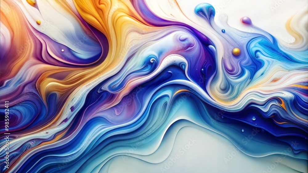 Abstract Liquid Flow Background Abstract Liquid Flow Background