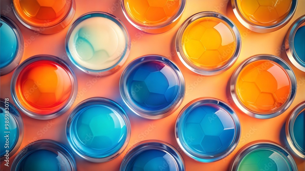 Abstract Multicolored Glass Background Abstract Multicolored Glass Background