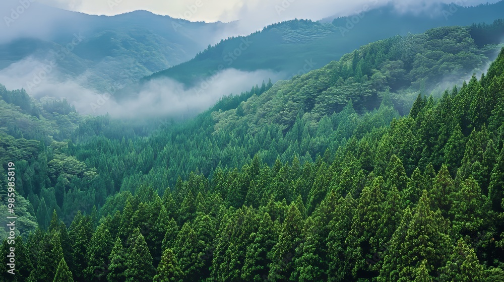 Obraz premium Japan forest image