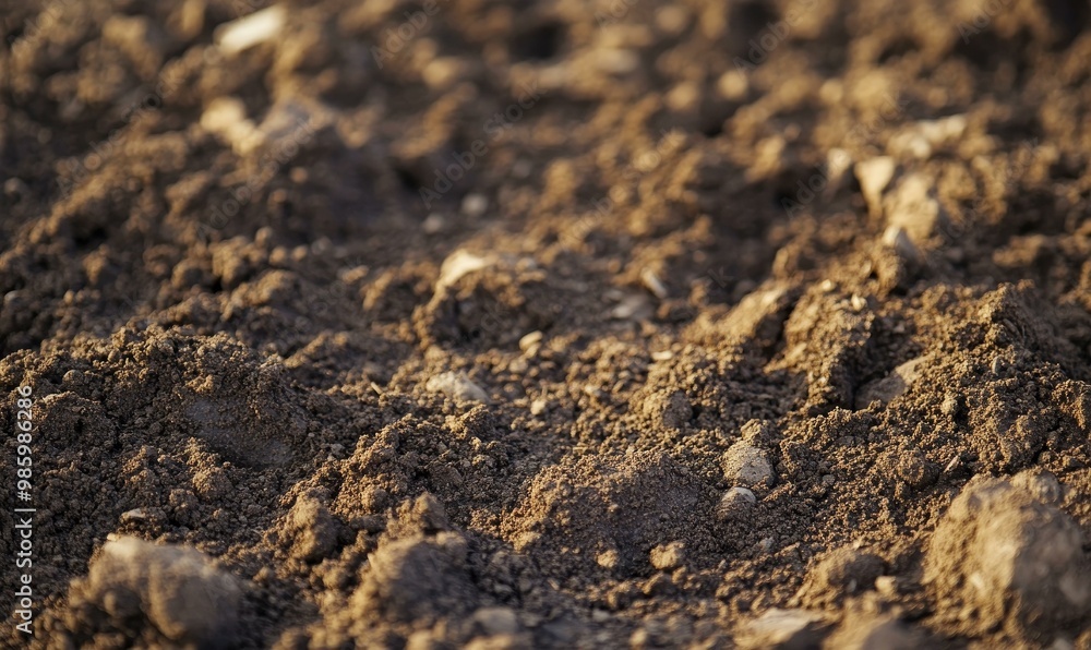 Close up of brown soil texture. Close up of brown soil texture.
