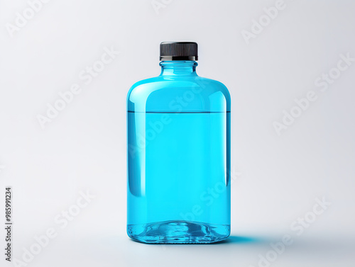 Extraordinary Body wash bottle isolated on transparent background