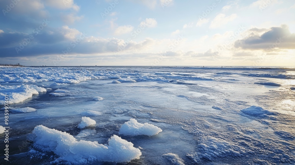 Obraz premium Wintery Marken sea