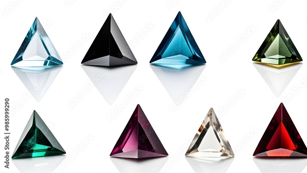 triangle gem set triangle gem set