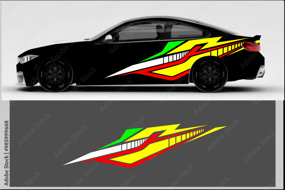 design vector background wrap car with unique line pattern design vector background wrap car with unique line pattern